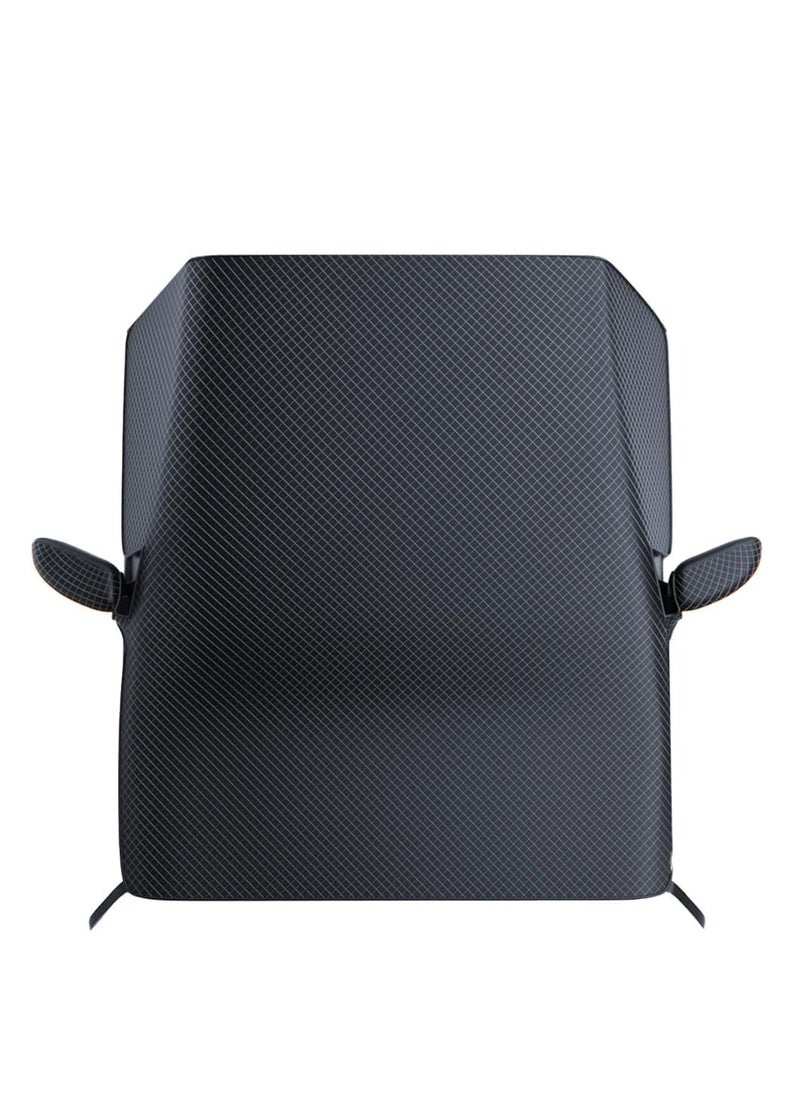 AMBERJACK - Windshield Car Cover, Automotive Windshield Cover,Universal Car Front Window Cover in Winter,Large Windshield Frost Cover With Side Mirror Covers Suitable for Most Vehicle,Car, - Image 1