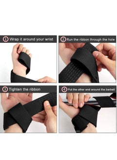 SKDK Pow Lifting Wrist Straps For Improved Grip Free size  - Image 2