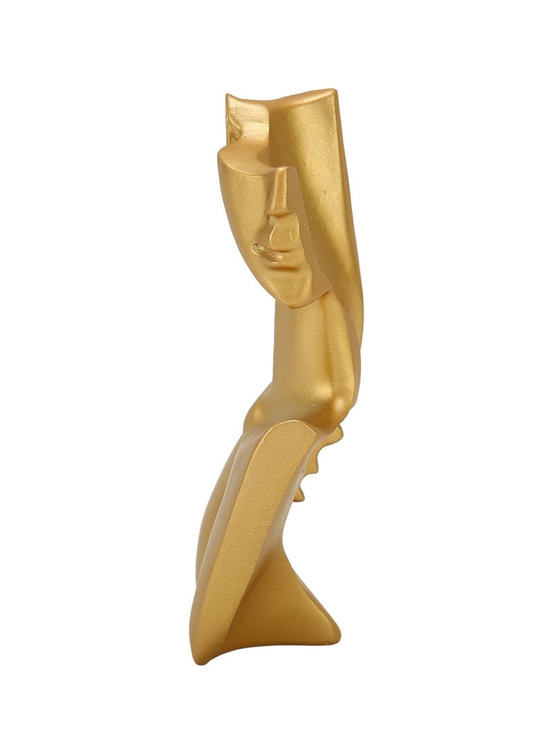 GGOOT Earrings Mannequin Stand, Professional Elegant Golden Necklace Display Bust for Store - Image 3
