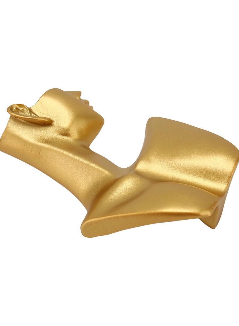 GGOOT Earrings Mannequin Stand, Professional Elegant Golden Necklace Display Bust for Store - Image 5