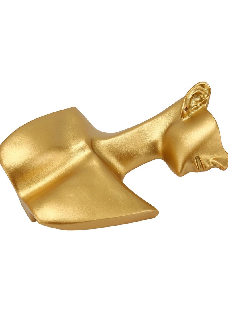 GGOOT Earrings Mannequin Stand, Professional Elegant Golden Necklace Display Bust for Store - Image 1