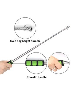 KASTWAVE Telescopic Flag Pole, Portable Telescopic Pole for Camping with Lanyard, 1.6m Flag Poles Telescopic Stick for Tourist Guide Camping Travelling Presentation Pointer 4pcs, Random Color  - Image 2