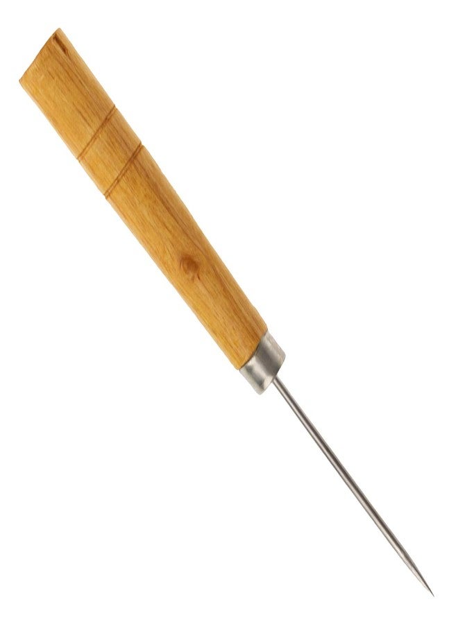 OFXDD Leather Scratching Awl - Embroidery Handle Awl Tool - Bookmaking Wooden Awl - Scratch Sewing Awl Made of Wood - Image 1