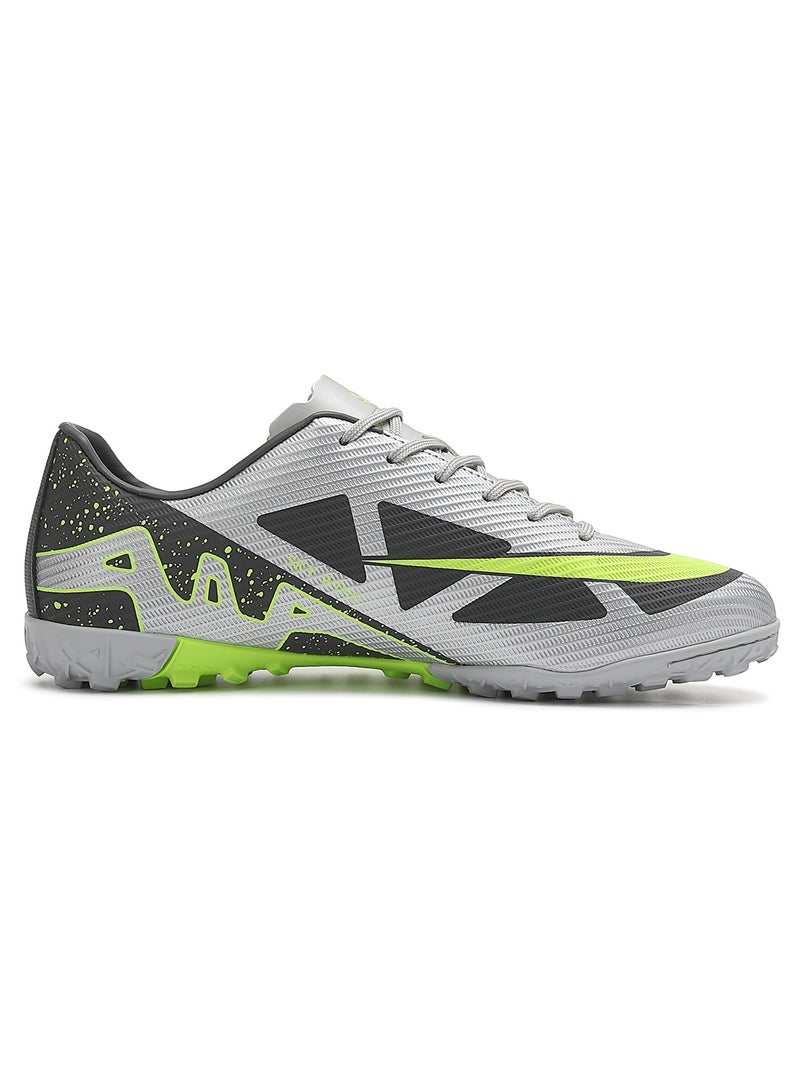SKY WING Soccer Shoes Kid,Low Top Football Cleats For Boy And Girl Indoor Outdoor Lightweight Shock Training Boots Professional Turf Shoes Sport Athletic Ground Football Boots  - Image 2