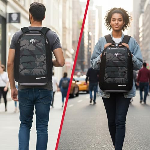 URBAN TRIBE Fitpack Pro Laptop Backpack (15.6 Inch) with Shoe Compartment Multipurpose Bag for Men and Women |35 litres | (Camouflage), m - Image 2