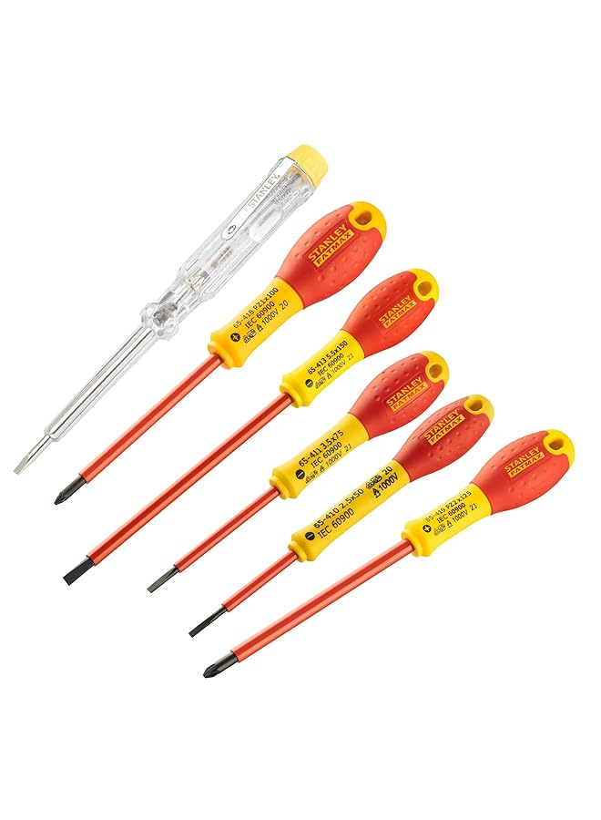 Stanley Red Insulated Screwdriver Tool Sets 0 65 443 - Image 1