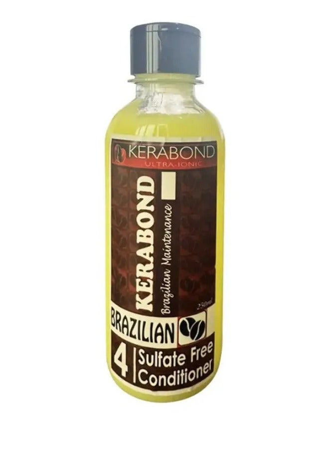 KERABOND Ultra-Ionic Brazilian Sulfate-Free Conditioner for smooth frizz-free hair hydration and nourishment