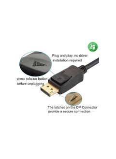 onten ONTEN DisplayPort To DisplayPort Cable M-M  2m  - Image 2