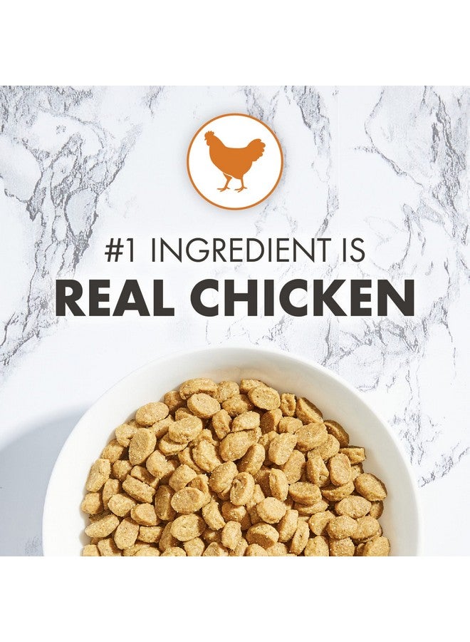 نوترو طعام القطط الجاف الطبيعي Wholesome Essentials، وصفة الدجاج والأرز والبازلاء للقطط الحساسة، كيس 3 رطل - Image 3