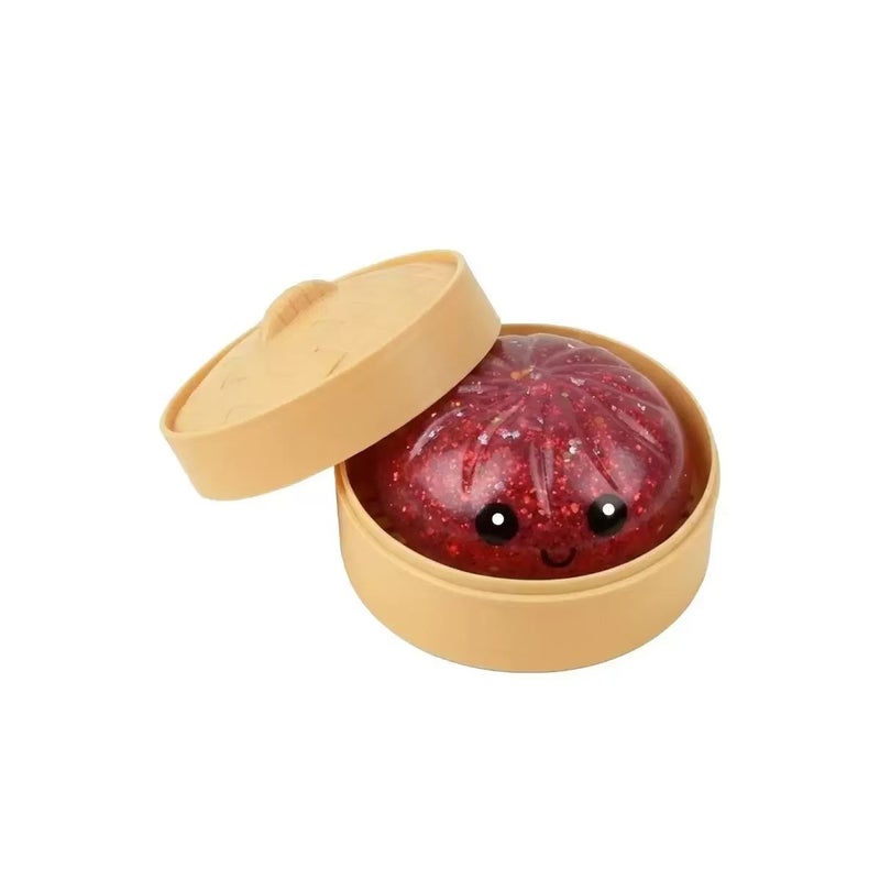 Glitter Steamed Bun Squishy Toy - Image 5