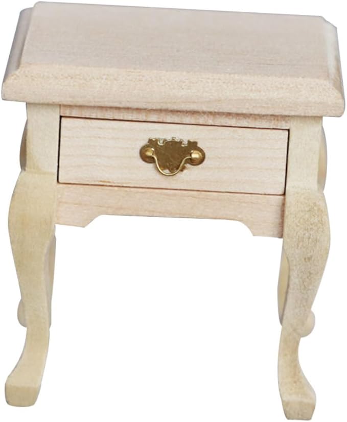 Miniature Nightstand Dollhouse Furniture Model 1 Piece For Home Decor Display - Image 1