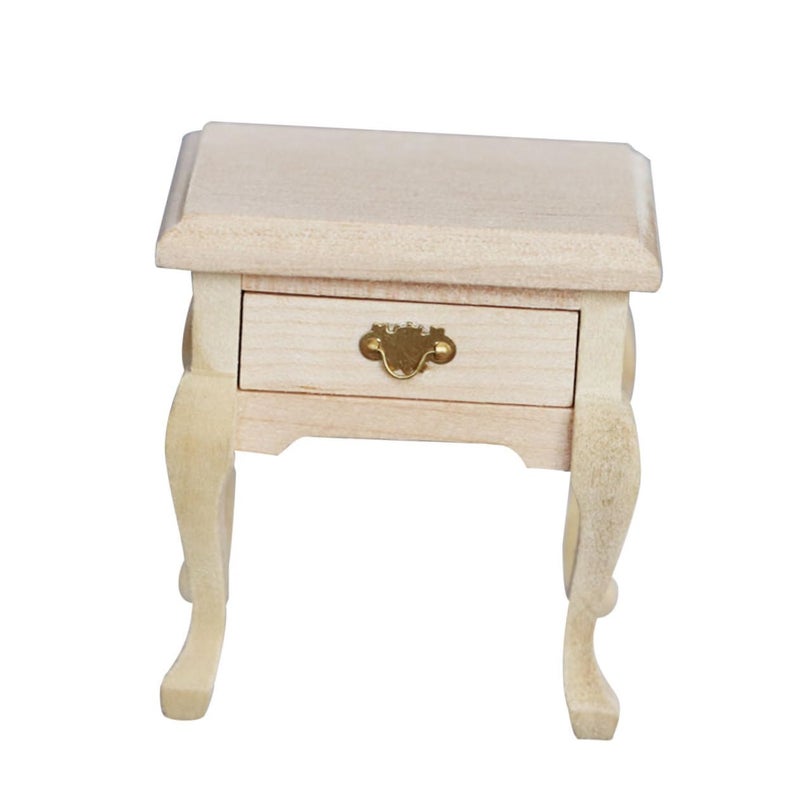 Miniature Nightstand Dollhouse Furniture Model 1 Piece For Home Decor Display - Image 2