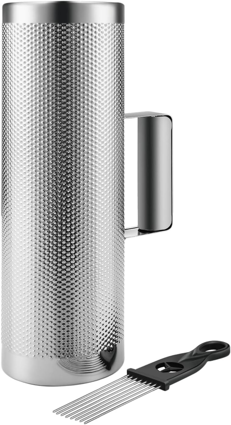 Flexzion جويرو معدني مع مكشطة 4" × 12" - ميرانغو غويرا دومينيكانية - آلة موسيقية يدوية من الفولاذ المقاوم للصدأ لفرق الجاز، الحفلات، والعروض الحية - Image 1