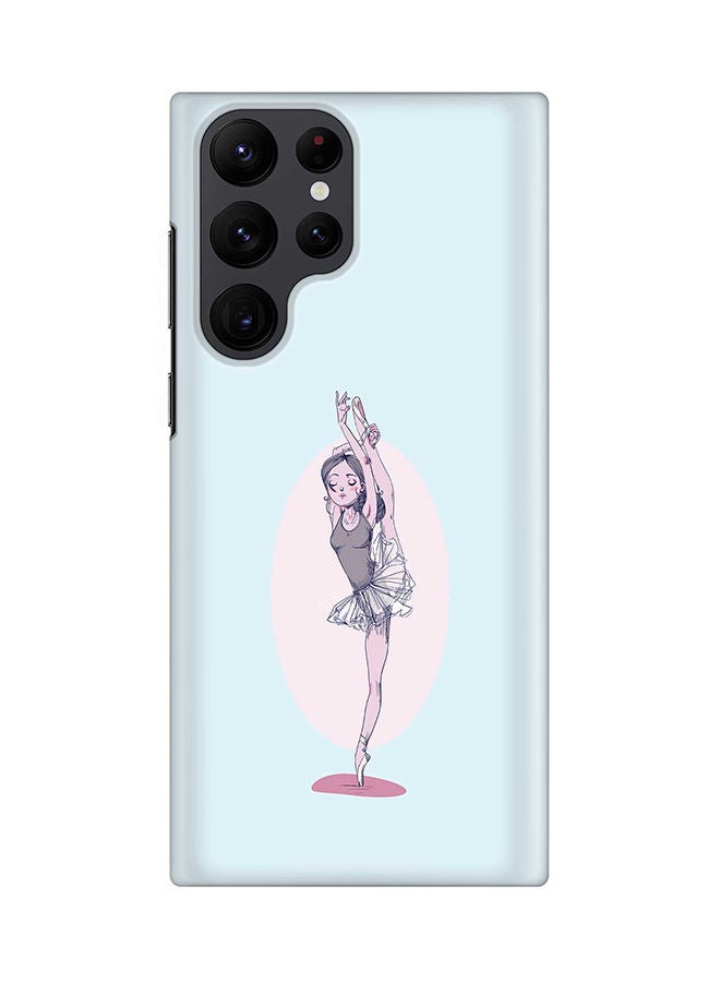 Stylizedd Case for Samsung Galaxy S22 Ultra 5G Snap Case Slim Snap Classic Series Shield Matte Finish Print - Flying Ballerina - Image 1