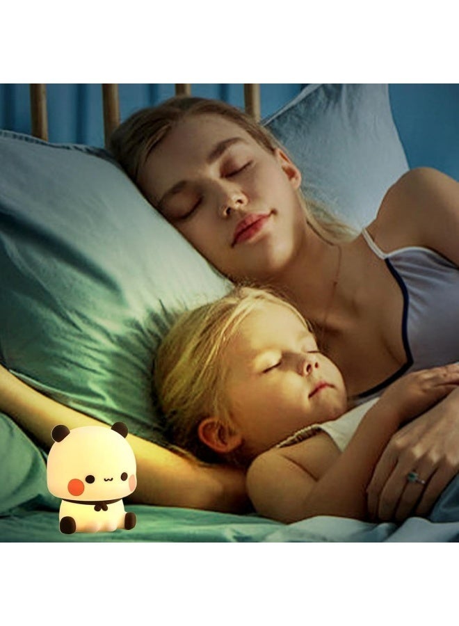 Cute table lamp, adorable night light, soft and cute LED night light, novel animal touch lamp, suitable for decorating nursery, toddler room, and boy's room. - Image 2
