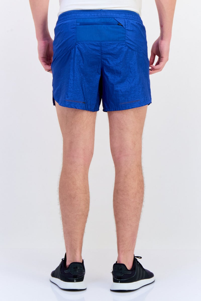 Nike Men Standard Fit Training Short, Blue  - Image 3