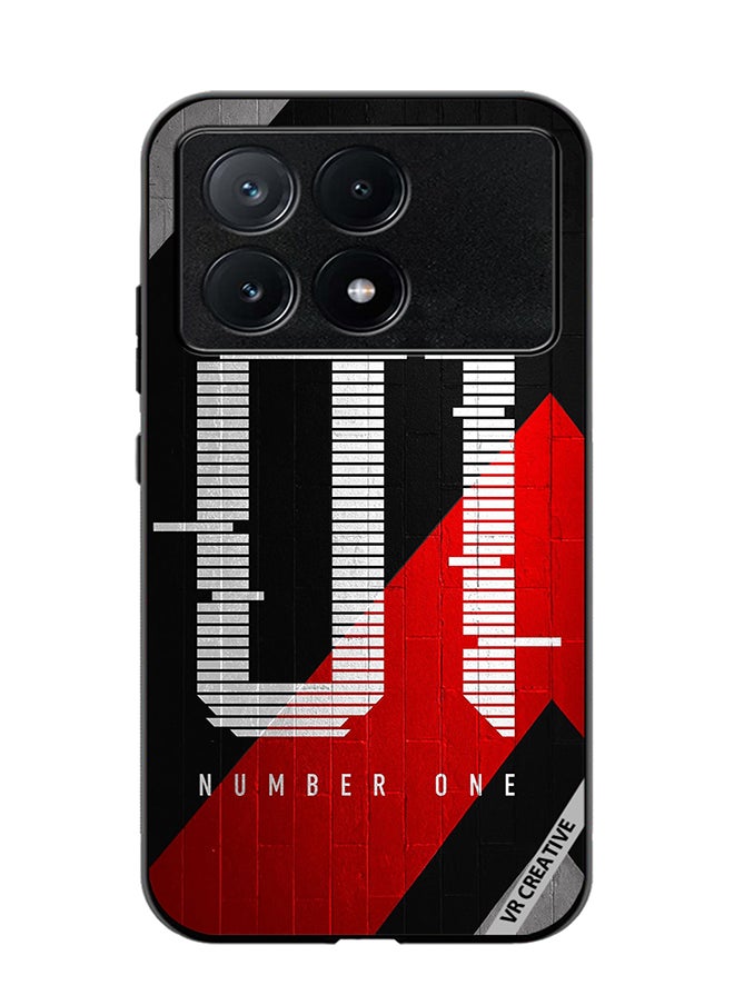 VR CREATIVE - Protective Case Cover For Xiaomi Poco X6 Pro Number One Design Multicolour - Image 1