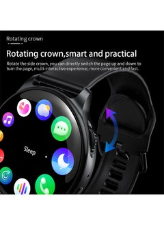 LOKMAT TIME 2 Smart Sports Watch 1.32'' 360*360px Full-touch Screen BT Call Rotating Crown 19 Sports Mode Health Monitor Password/Screen-split Function Massive Dial  - Image 4