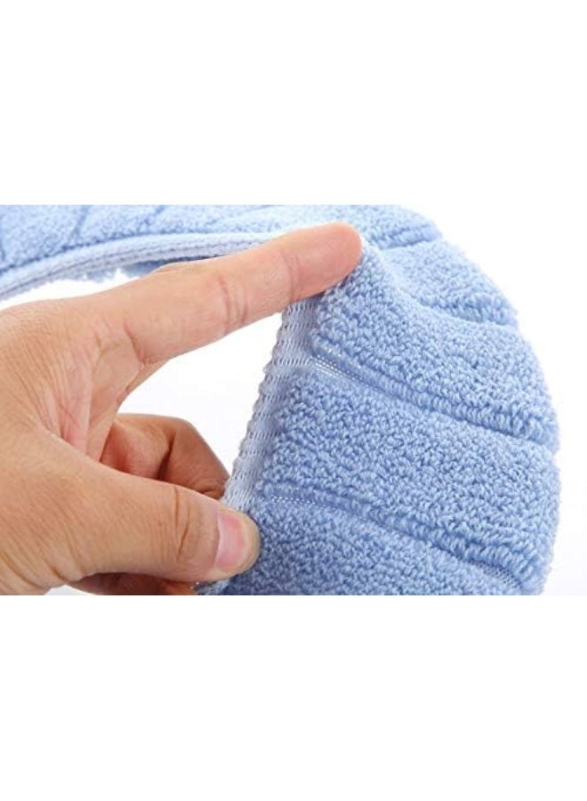 Rubik Toilet Seat Cushion Cover Comfy Warm Woven Washable Cover Pad (Sky Blue)  - Image 3