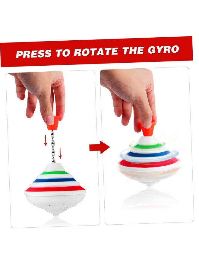STOBOK Spinning Top Toy with LED and Music Peg-top Hand Spinner Gyro Toy Gift for Kids - Image 5