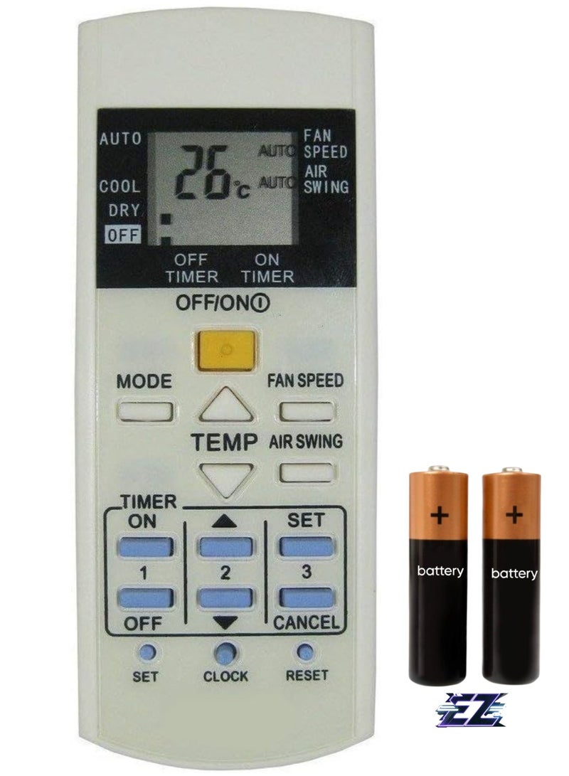 PopZa Compatible Panasonic AC Remote Control with battery - Image 1