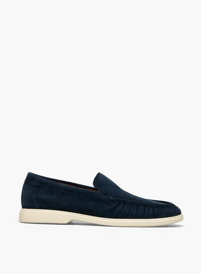 دوتشيني Men Slip-On Leather Loafers