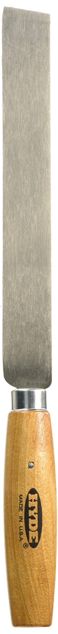 Hyde Tools 60780 Square Point Knife  8-Inch By 1-Inch/14-Gauge Wood Handle - Image 1