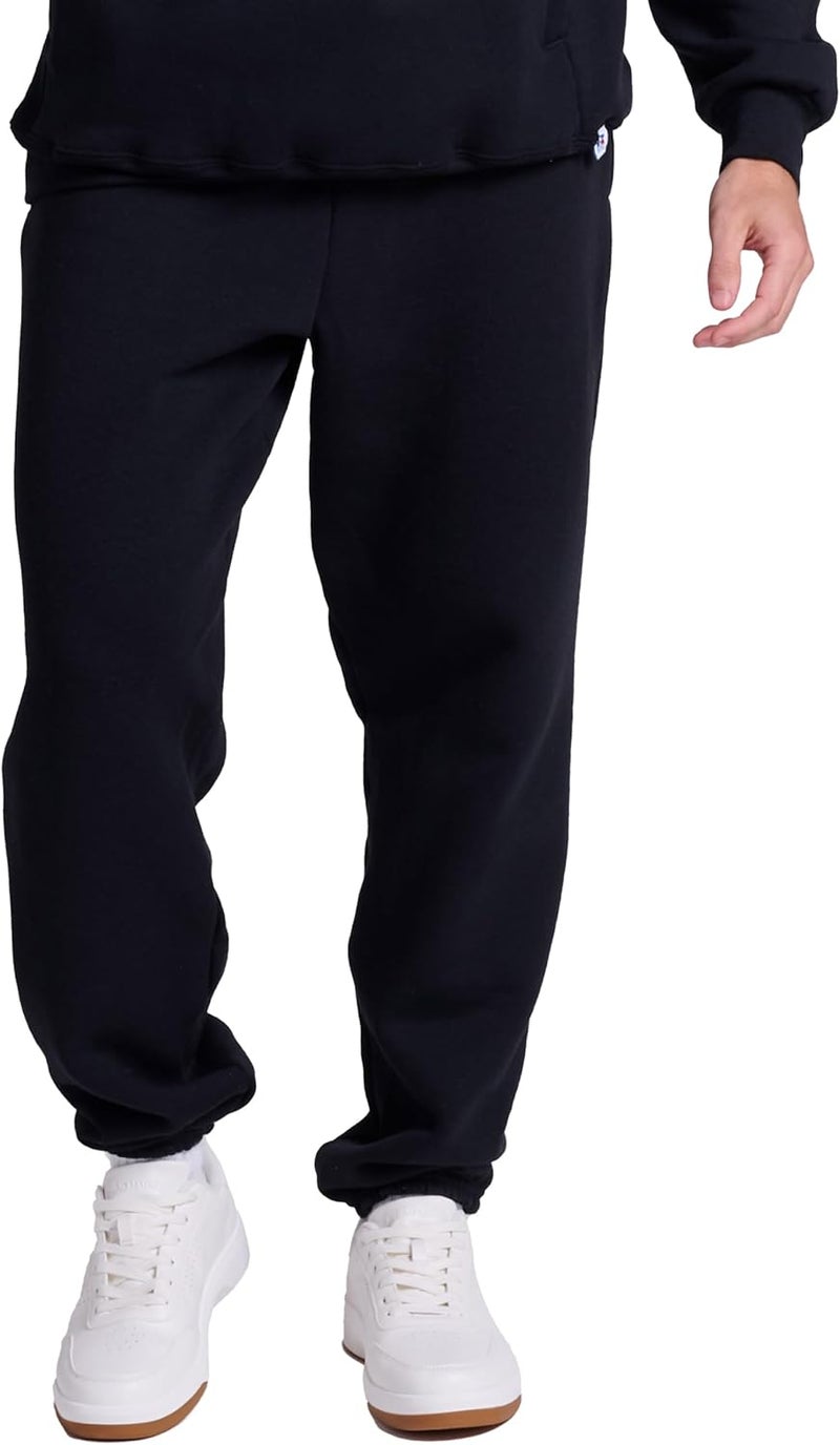 Russell Athletic Men's Dri-Power Fleece Sweatpants with Pockets - Black, Medium - Image 1