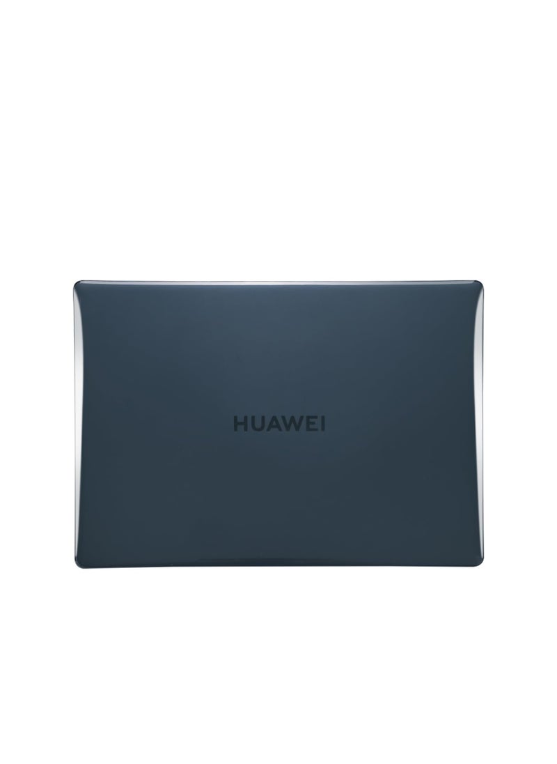 Generic - Hard Shell Case Protective Snap On Cover Compatible with Huawei MateBook Plastic Hard Shell Laptop Case Cover (Crystal Black for MateBook D14 (2023/2024)) - Image 1