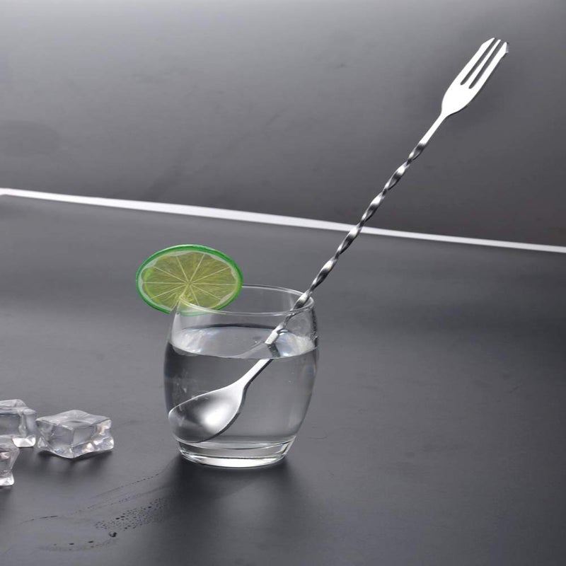 ACKLLR 36 Pcs Coffee Art Maker Set, 32 Pieces Coffee Decorating Stencils Barista Template + 2 Latte Pen + 2 Pack Spiral Pattern Mixing Spoon Fork 2 in 1 for Mousse Cake Birthday Party Bar Espresso - Image 5