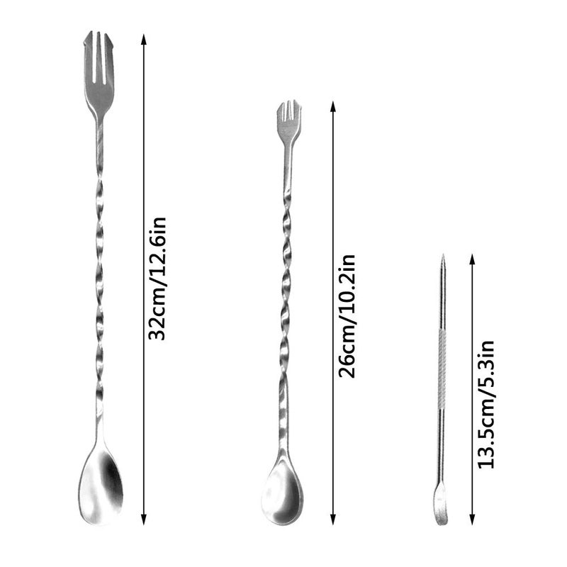 ACKLLR 36 Pcs Coffee Art Maker Set, 32 Pieces Coffee Decorating Stencils Barista Template + 2 Latte Pen + 2 Pack Spiral Pattern Mixing Spoon Fork 2 in 1 for Mousse Cake Birthday Party Bar Espresso - Image 2