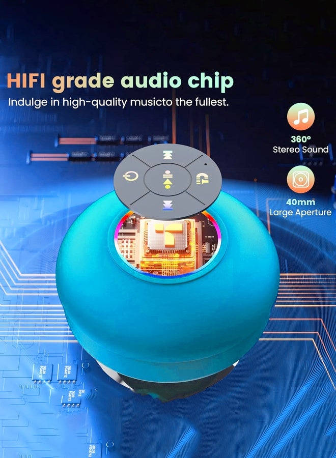 Suction cup multifunctional household waterproof Bluetooth speaker - Image 5