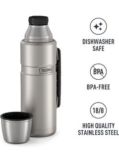 THERMOS THERMOS Stainless Steel Vacuum Insulated Steel Bottle 1.2L  - Image 5