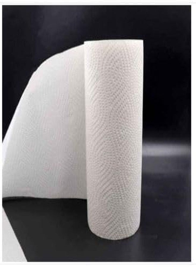 FRILL 4 Ply Tissue Roll Non-stick Oil Absorbing Paper Roll Kitchen Special Paper Towel Wipe Paper Dish Cloth Cleaning Cloth - 80 sheets - Image 1