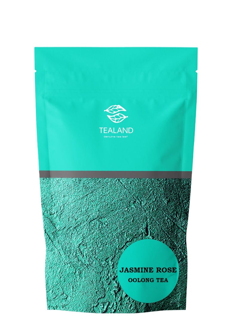 Tealand شاي أولونغ بالياسمين والورد عطري مهدئ طبيعي أوراق كاملة ملمس حريري غني بمضادات الأكسدة - Image 3