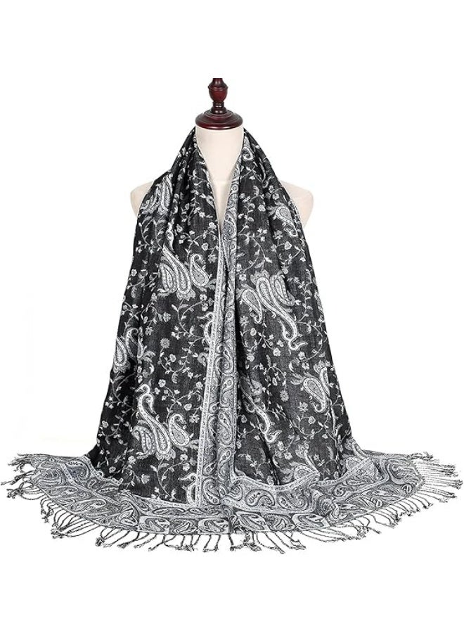 Women's Luxury Scarf - Ultra Soft Four Seasons Shawl for UAE Weddings, Desert Resorts, and Daily Elegance | Breathable and Lightweight Abaya Companion - Image 2