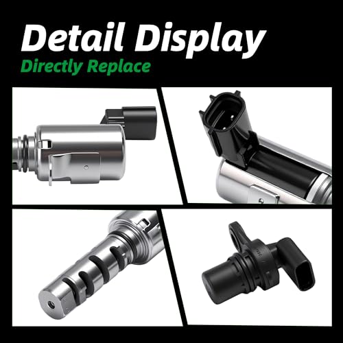 Riyhch Intake & Exhaust Variable Valve Timing (VVT) Solenoid with Camshaft Position Sensor Fit for Chrysler, for Dodge, for Jeep 2007-2017 Replace 917291 5033308AB - Image 5