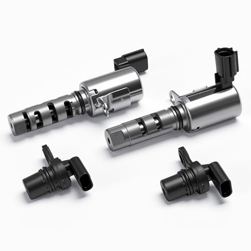 Riyhch Intake & Exhaust Variable Valve Timing (VVT) Solenoid with Camshaft Position Sensor Fit for Chrysler, for Dodge, for Jeep 2007-2017 Replace 917291 5033308AB - Image 1