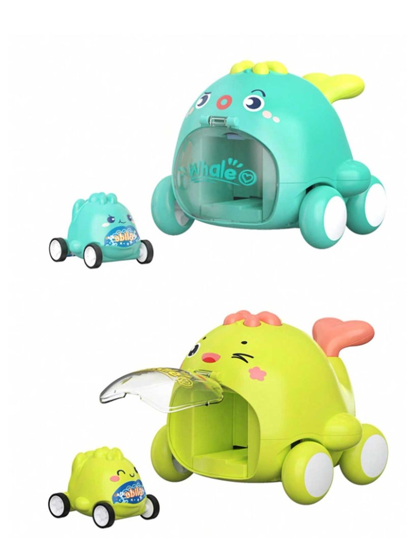 Toyland 12 Pcs Press toy Scooter Fall resistant inertia Boy parent-child interactive - Image 2