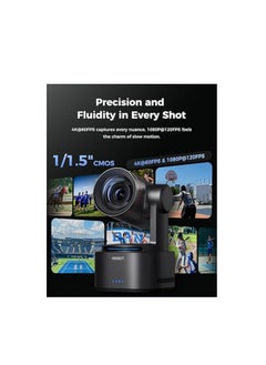 OBSBOT OBSBOT Tail 2 PTZR NDI Camera 4K@60FPS, Pro AI Tracking, 1/1.5" CMOS, 50MP, 5X Optical Zoom, 12X Hybrid Zoom, SDI/HDMI/IP/USB 3.0 Output, Live Streaming for Education, Conference, Worship, Live Events  - Image 3
