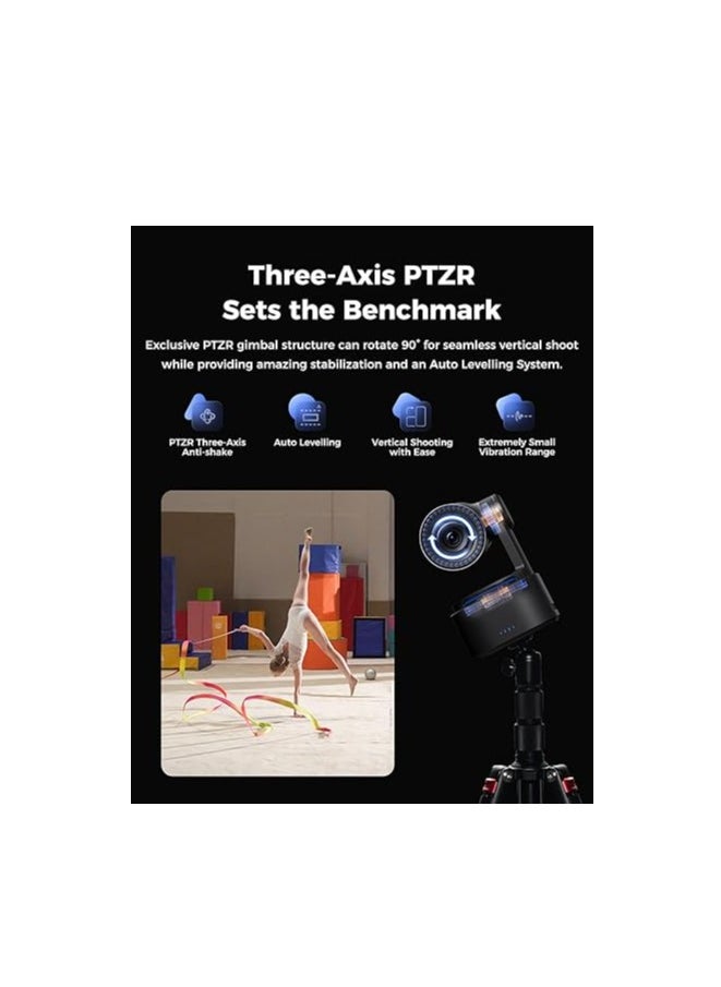 OBSBOT - OBSBOT Tail 2 PTZR NDI Camera 4K@60FPS, Pro AI Tracking, 1/1.5" CMOS, 50MP, 5X Optical Zoom, 12X Hybrid Zoom, SDI/HDMI/IP/USB 3.0 Output, Live Streaming for Education, Conference, Worship, Live Events - Image 1