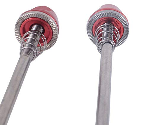 Zsling 1 Pair Bicycle Skewers Ultralight Quick Release Skewers Front Rear Set 110/135 Mm For Mtb Road Bike Red - Image 4