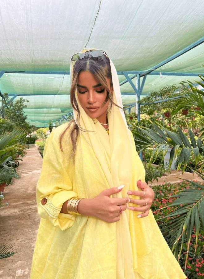 The Untitled Project Limonata - Abaya & Scarf Set