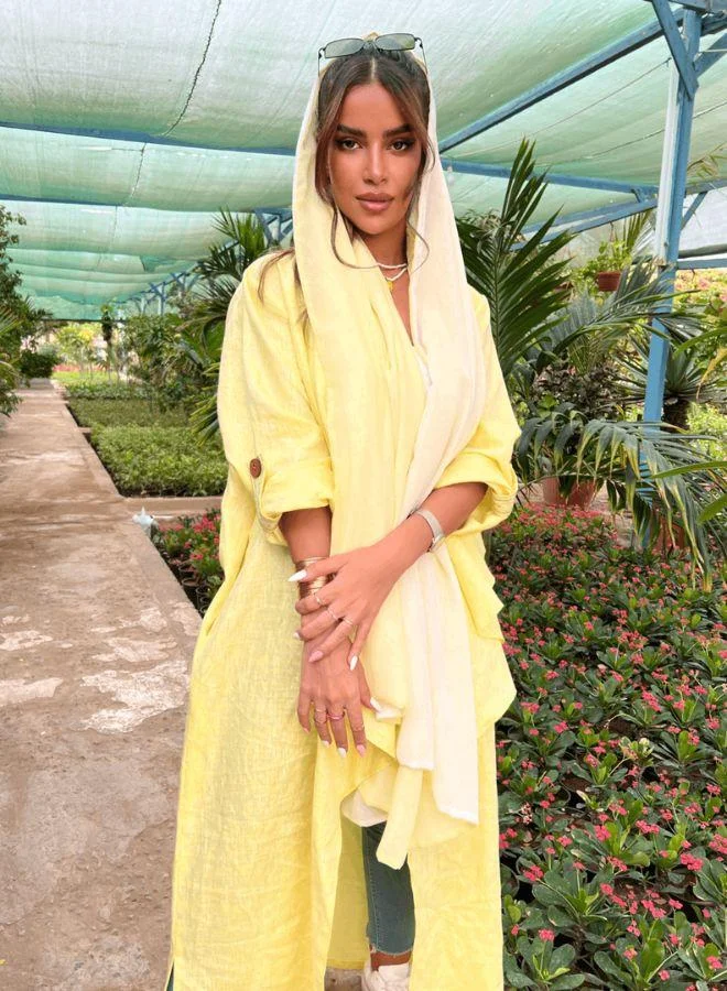 The Untitled Project Limonata - Abaya & Scarf Set