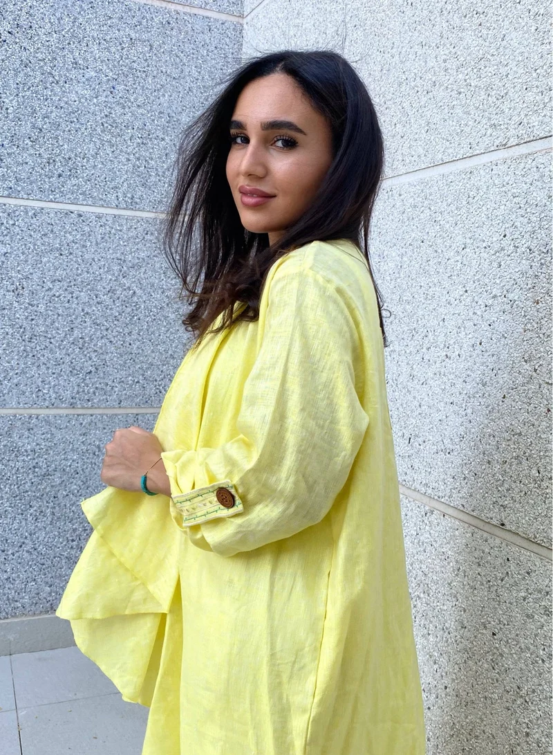 ذا انتايتيلد بروجكت ليموناتا - طقم عباية وشال