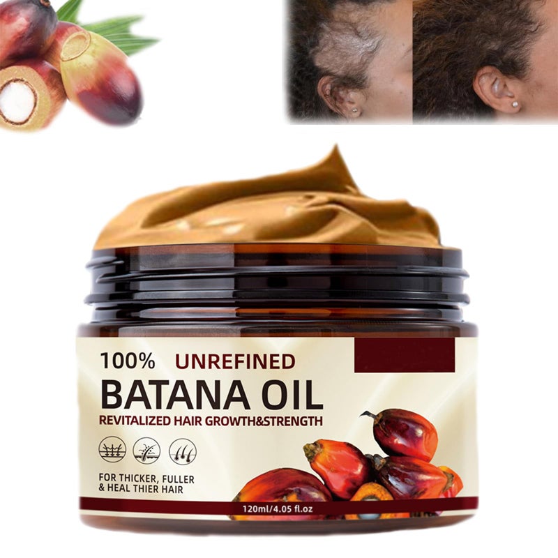 dootdott Batana Oil for Hair Growth, Botana Oil from Honduras, 100 Percent Pure Batana Paste Hair Mask Organic Raw, Miracle Hair Loss, Repairs Damaged Hair, Leaves Hair Smoother 120g - Image 1