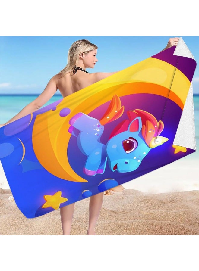 Double-sided Terry Printed Beach Towel Microfiber Adult Swimming Bath Towel Quick-drying Double-sided Velvet