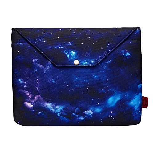 LParkin Galaxy Book Sleeve Protector Pouch Book Covers for Paperbacks, Book Sleeves with Zipper Padded, 11.4 Inch X 9 Inch (Galaxy) - Image 1
