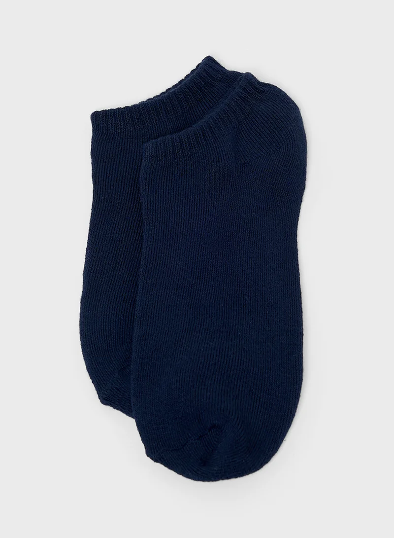 Seventy Five Basics Pack Of 5 Ankle Socks