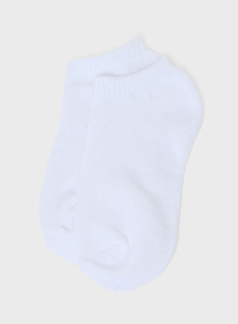 Seventy Five Basics Pack Of 5 Ankle Socks